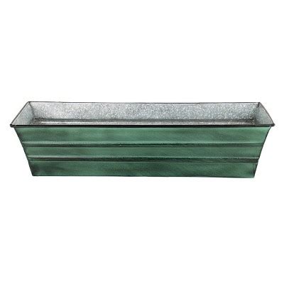 rectangular metal planter boxes|galvanized metal rectangular planter.